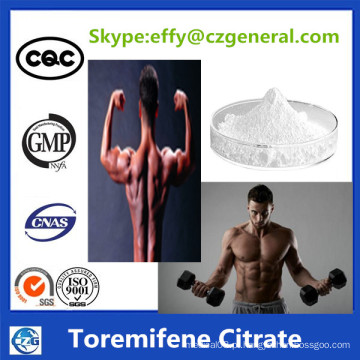 99% de pureza Antiestrogen Steroid Hormones Powder Toremifene Citrate